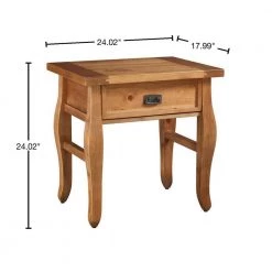 Santa Fe Antique Pine Storage End Table by Linon Home Decor -Linon Home Decor Shop antique pine linon home decor end side tables 76057ant01u 40 1000
