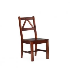 Titian Antique Tobacco Side Chair by Linon Home Decor