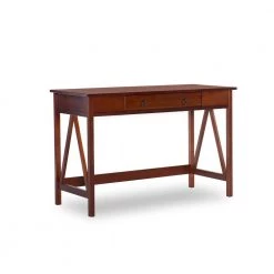 46 in. Rectangular Antique Tobacco 1 Drawer Writing Desk with Built-In Storage by Linon Home Decor 16 46 in. Rectangular Antique Tobacco 1 Drawer Writing Desk with Built-In Storage by Linon Home Decor -Linon Home Decor Shop antique tobacco linon home decor writing desks 86154atob 01 kd u c3 1000