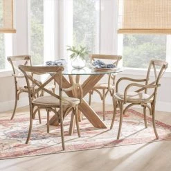 Pisgah Ash Gray Arm Chair by Linon Home Decor -Linon Home Decor Shop ash gray linon home decor accent chairs thd04020 31 1000