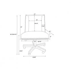 Bruce Palomino Beige Cow Print Office Chair with Adjustable Seating by Linon Home Decor 12 Bruce Palomino Beige Cow Print Office Chair with Adjustable Seating by Linon Home Decor -Linon Home Decor Shop beige cow print linon home decor task chairs thd03553 4f 1000