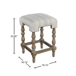 Rosa Backless 24 in. Counter Stool by Linon Home Decor -Linon Home Decor Shop beige rustic brown linon home decor bar stools thd00722 40 1000