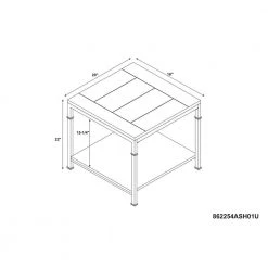 Austin Black Ash End Table by Linon Home Decor -Linon Home Decor Shop black ash veneer linon home decor end side tables 862254ash01u 1f 1000