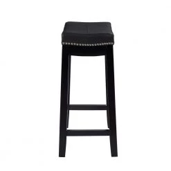 Claridge 26 in. Black Cushioned Counter Stool by Linon Home Decor -Linon Home Decor Shop black espresso linon home decor bar stools 55815blk01u 77 1000