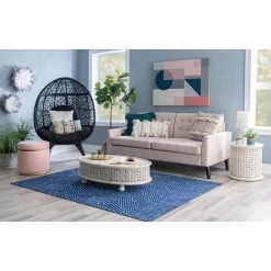 Alessandra Black Aluminum Side Chair Frame with Thick Black Cushion Round Chair by Linon Home Decor 17 Alessandra Black Aluminum Side Chair Frame with Thick Black Cushion Round Chair by Linon Home Decor -Linon Home Decor Shop black linon home decor accent chairs thd03211 44 1000