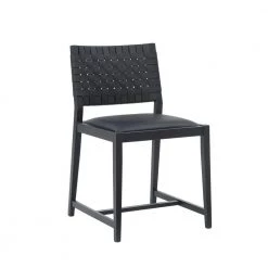 Jungsik Black Chair by Linon Home Decor