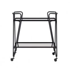 Winona Black Bar Cart with Two Shelves and Casters by Linon Home Decor 15 Winona Black Bar Cart with Two Shelves and Casters by Linon Home Decor -Linon Home Decor Shop black linon home decor bar carts thd03682 c3 1000