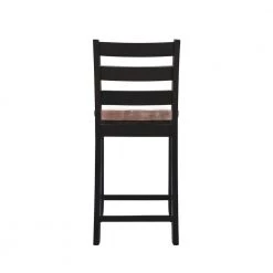 Lenny 40 in. H Black Counter-stool (Carton of 2) by Linon Home Decor 13 Lenny 40 in. H Black Counter-stool (Carton of 2) by Linon Home Decor -Linon Home Decor Shop black linon home decor bar stools hd221929 66 1000