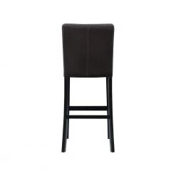 Iola 30" Charcoal Microfiber Upholstery Back and Seat Barstool by Linon Home Decor -Linon Home Decor Shop black linon home decor bar stools thd03496 66 1000
