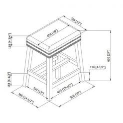 Benjamin 24 in. Black and White Cow Print Counter Stool by Linon Home Decor -Linon Home Decor Shop black linon home decor bar stools thd03532 4f 1000