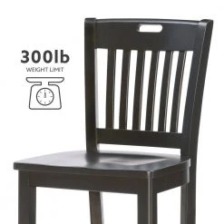 Brouthers Black Counter stool with Wood Seat (2 pk) by Linon Home Decor 15 Brouthers Black Counter stool with Wood Seat (2 pk) by Linon Home Decor -Linon Home Decor Shop black linon home decor bar stools thdac04051 a0 1000