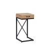 Carina 12 in. W Natural and Black Rectangle Wood Top C Table by Linon Home Decor -Linon Home Decor Shop black linon home decor c tables hd221875 64 1000