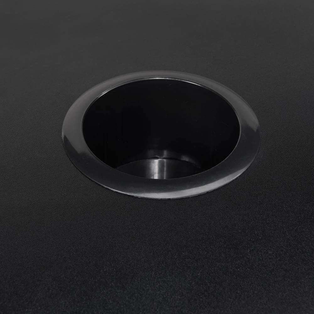 Blake Black Gaming Desk with LED Lighting by Linon Home Decor 10 Blake Black Gaming Desk with LED Lighting by Linon Home Decor - Image 8