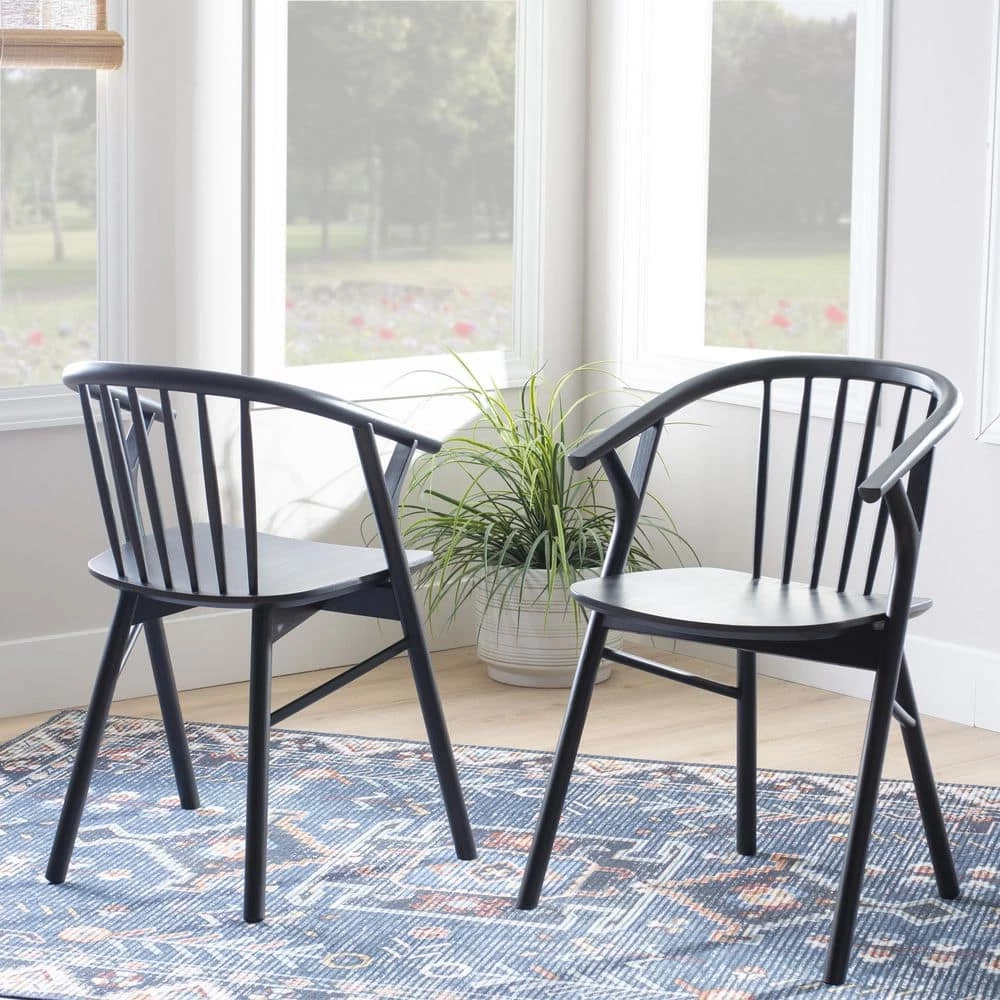 Phacops Black Chair by Linon Home Decor 14 Phacops Black Chair by Linon Home Decor - Image 12