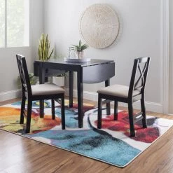 Hubbard Black X-Back Dining Chair (2-Pack) by Linon Home Decor 18 Hubbard Black X-Back Dining Chair (2-Pack) by Linon Home Decor -Linon Home Decor Shop black linon home decor dining chairs thd04133 4f 1000