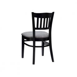 Saluda Black Dining Chair w Uphol seat (Carton of 2) by Linon Home Decor -Linon Home Decor Shop black linon home decor dining chairs thdac03658 1f 1000