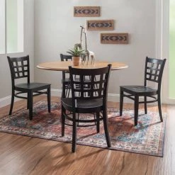 Olympia Black Dining Chair Solid Wood Seat (2-Pack) by Linon Home Decor 18 Olympia Black Dining Chair Solid Wood Seat (2-Pack) by Linon Home Decor -Linon Home Decor Shop black linon home decor dining chairs thdac03736 44 1000
