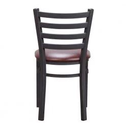 Galina Black Metal Side Chair High Back with Burgundy Faux Leather Seat (Carton of 2) by Linon Home Decor 15 Galina Black Metal Side Chair High Back with Burgundy Faux Leather Seat (Carton of 2) by Linon Home Decor -Linon Home Decor Shop black linon home decor dining chairs thdac3725 66 1000