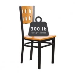Blalock Black Metal Side Chair High Back with Wood Back and Seat (Carton of 2) by Linon Home Decor 17 Blalock Black Metal Side Chair High Back with Wood Back and Seat (Carton of 2) by Linon Home Decor -Linon Home Decor Shop black linon home decor dining chairs thdac3732 1f 1000