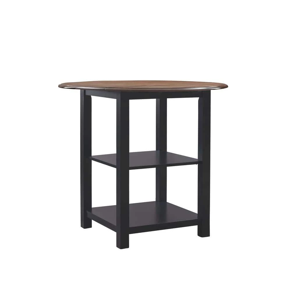 Lenny Black 3pc Wood Table Top Counter Set by Linon Home Decor 11 Lenny Black 3pc Wood Table Top Counter Set by Linon Home Decor - Image 9