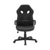 Walter Black Faux Leather Gaming Chair with Arms by Linon Home Decor 1 Walter Black Faux Leather Gaming Chair with Arms by Linon Home Decor -Linon Home Decor Shop black linon home decor gaming chairs thd04023 64 1000