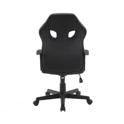Walter Black Faux Leather Gaming Chair with Arms by Linon Home Decor 16 Walter Black Faux Leather Gaming Chair with Arms by Linon Home Decor -Linon Home Decor Shop black linon home decor gaming chairs thd04023 66 1000
