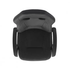 Walter Black Faux Leather Gaming Chair with Arms by Linon Home Decor 15 Walter Black Faux Leather Gaming Chair with Arms by Linon Home Decor -Linon Home Decor Shop black linon home decor gaming chairs thd04023 a0 1000