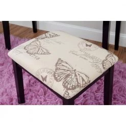 Black Bedroom Vanity Table with Butterfly Bench by Linon Home Decor 20 Black Bedroom Vanity Table with Butterfly Bench by Linon Home Decor -Linon Home Decor Shop black linon home decor makeup vanities 98135blkx 01 kd u 1d 1000