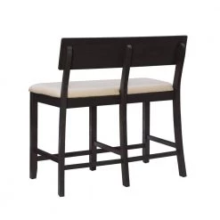 Rodman Dark Charcoal Counter Height Bench 36 in. H x 46.325 in. W x 21 in. D by Linon Home Decor 14 Rodman Dark Charcoal Counter Height Bench 36 in. H x 46.325 in. W x 21 in. D by Linon Home Decor -Linon Home Decor Shop blackwash linon home decor bedroom benches thd04069 4f 1000