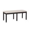 Rodman Dark Charcoal Backless Dining Bench 19 in. H x 46.38 in. W x 17 in. D by Linon Home Decor 2 Rodman Dark Charcoal Backless Dining Bench 19 in. H x 46.38 in. W x 17 in. D by Linon Home Decor -Linon Home Decor Shop blackwash linon home decor bedroom benches thd04071 64 1000