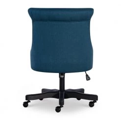 Sinclair Azure Blue Office Chair by Linon Home Decor 11 Sinclair Azure Blue Office Chair by Linon Home Decor -Linon Home Decor Shop blue black linon home decor task chairs thd01957 66 1000