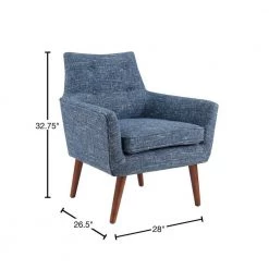 Rhonda Blue Upholstered Arm Chair by Linon Home Decor 12 Rhonda Blue Upholstered Arm Chair by Linon Home Decor -Linon Home Decor Shop blue linon home decor accent chairs thd00638 40 1000