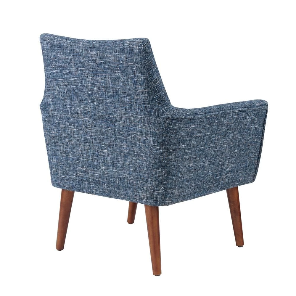 Rhonda Blue Upholstered Arm Chair by Linon Home Decor 7 Rhonda Blue Upholstered Arm Chair by Linon Home Decor - Image 5