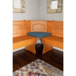 3-Piece Chelsea Nook Vintage Blue Cushion by Linon Home Decor -Linon Home Decor Shop blue linon home decor dining room sets thd01920 fa 1000