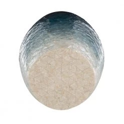 Jaynie Blue Ombre Capiz mosaic Drum Table by Linon Home Decor -Linon Home Decor Shop blue linon home decor end side tables thd02760 a0 1000