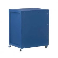 Sara Navy Blue Rolling File Lateral Desk Cabinet by Linon Home Decor 14 Sara Navy Blue Rolling File Lateral Desk Cabinet by Linon Home Decor -Linon Home Decor Shop blue linon home decor file cabinets thd02963 66 1000