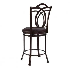 Calif 24 in. Coffee Brown Cushioned Bar Stool by Linon Home Decor 13 Calif 24 in. Coffee Brown Cushioned Bar Stool by Linon Home Decor -Linon Home Decor Shop brown coffee brown linon home decor bar stools 034550mtl01u 4f 1000