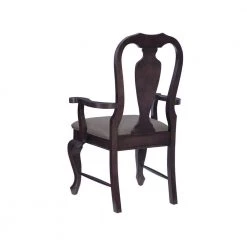 Salus Brown Arm Chair Uph Seat by Linon Home Decor -Linon Home Decor Shop brown linon home decor accent chairs thd04147 4f 1000