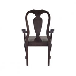 Salus Brown Arm Chair Uph Seat by Linon Home Decor -Linon Home Decor Shop brown linon home decor accent chairs thd04147 66 1000