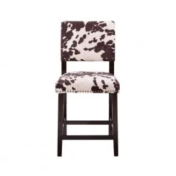Corey 24 in. Udder Madness Cushioned Bar Stool by Linon Home Decor -Linon Home Decor Shop brown linon home decor bar stools 14060udd01u c3 1000