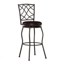 Cliff Brown 30 in. Adjustable Stool (Set of 3) by Linon Home Decor -Linon Home Decor Shop brown linon home decor bar stools thd01800 4f 1000