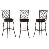 Cliff Brown 30 in. Adjustable Stool (Set of 3) by Linon Home Decor 2 Cliff Brown 30 in. Adjustable Stool (Set of 3) by Linon Home Decor -Linon Home Decor Shop brown linon home decor bar stools thd01800 64 1000