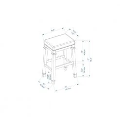 Nelson 30 in. Brown Backless Brown tweed Upholstered Barstool by Linon Home Decor -Linon Home Decor Shop brown linon home decor bar stools thd03529 1f 1000