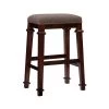 Nelson 30 in. Brown Backless Brown tweed Upholstered Barstool by Linon Home Decor 1 Nelson 30 in. Brown Backless Brown tweed Upholstered Barstool by Linon Home Decor -Linon Home Decor Shop brown linon home decor bar stools thd03529 64 1000