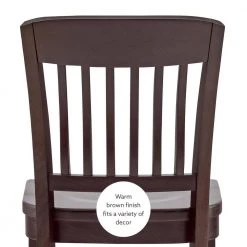 Fargo Brown Counter stool with wood Seat (2 pk) by Linon Home Decor -Linon Home Decor Shop brown linon home decor bar stools thdac04045 66 1000