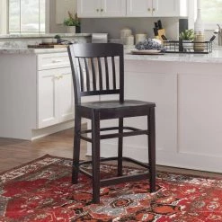 Fargo Brown Counter stool with wood Seat (2 pk) by Linon Home Decor -Linon Home Decor Shop brown linon home decor bar stools thdac04045 fa 1000