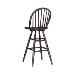 Renee 44 in. Brown Windsor Back Wood Bar Height Stool with Wood-Seat (Set of 2) by Linon Home Decor -Linon Home Decor Shop brown linon home decor bar stools thdac3794 1f 1000