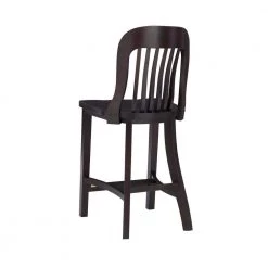 Hynes 40 in. Brown Slat Back Solid Wood 24.5 in. H Seat Counter Stool with Wood Seat (Set of 2) by Linon Home Decor -Linon Home Decor Shop brown linon home decor bar stools thdac3844 1f 1000