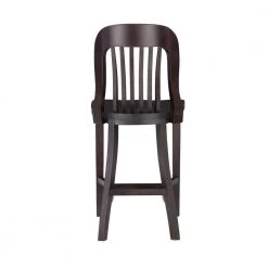Hynes 40 in. Brown Slat Back Solid Wood 24.5 in. H Seat Counter Stool with Wood Seat (Set of 2) by Linon Home Decor -Linon Home Decor Shop brown linon home decor bar stools thdac3844 66 1000