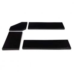 Linon Home Decor Shop 4 Zoe Brown PVC 4-Piece Cushion Set by Linon Home Decor